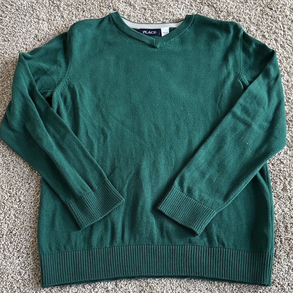 The Children's Place Kids' Forest Green Sweater